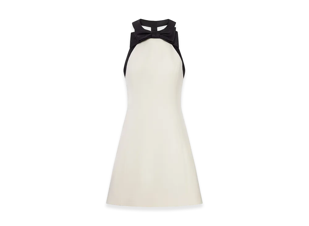Valentino Women's Short Crepe Dress "Nude/Neutrals"