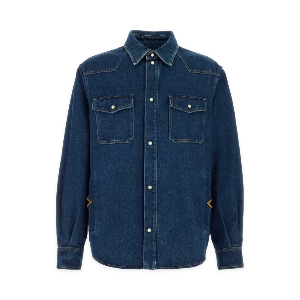 Valentino Denim Shirt "Medium Blue Denim"