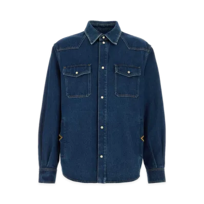 Valentino Denim Shirt "Medium Blue Denim"