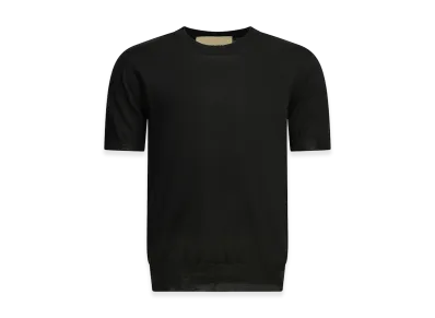 Valentino V Logo Round Neck Sweater "Black"