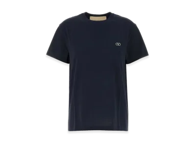 Valentino Women's Cotton T-Shirt "Midnight Blue"