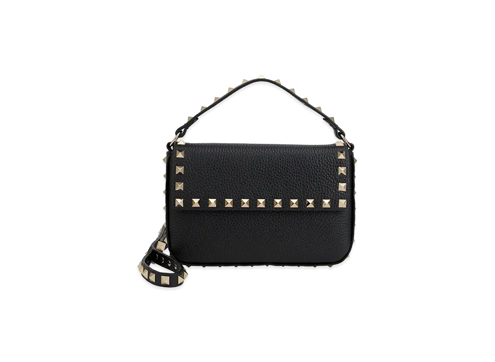 Valentino Women's Mini Rockstud Bag In Calfskin "Black"