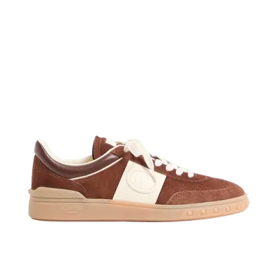 Valentino Garavani Upvillage Low Top Sneaker "Brown/Ivory"