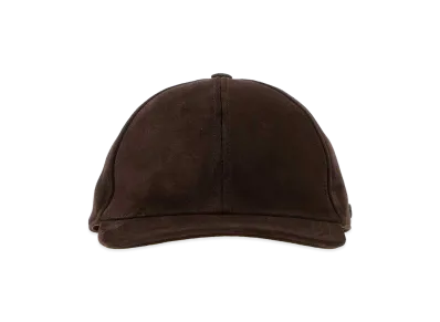 Valentino Suede Baseball Cap "Brown"