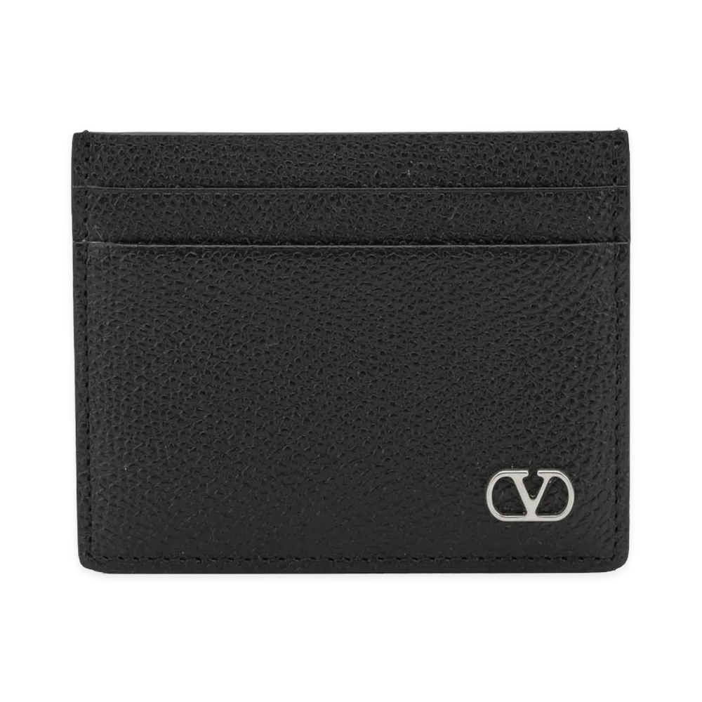 Valentino Vlogo Signature Card Holder "Black"