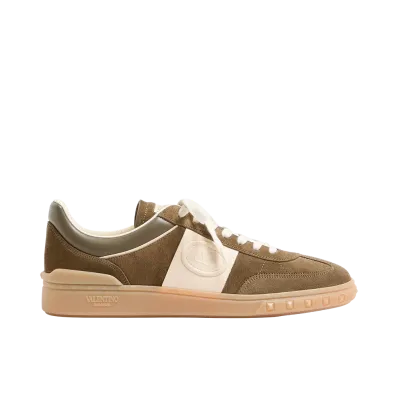 Valentino Garavani Upvillage Low Top Sneaker "Military Green/Ivory"