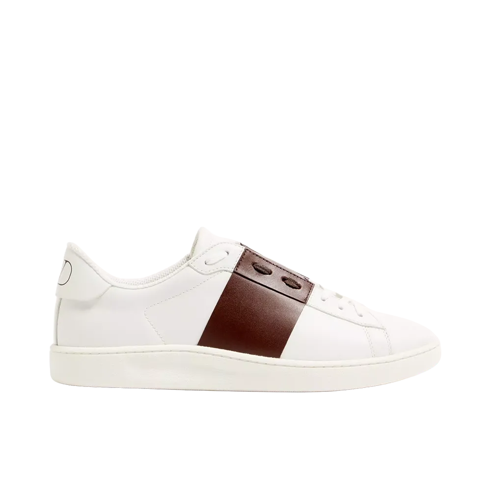 Valentino Garavani Open Royco Sneaker "White/Brown"