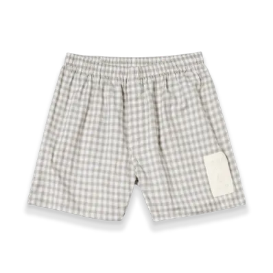 OUR LEGACY Boxer Short "Royal Grey Check"