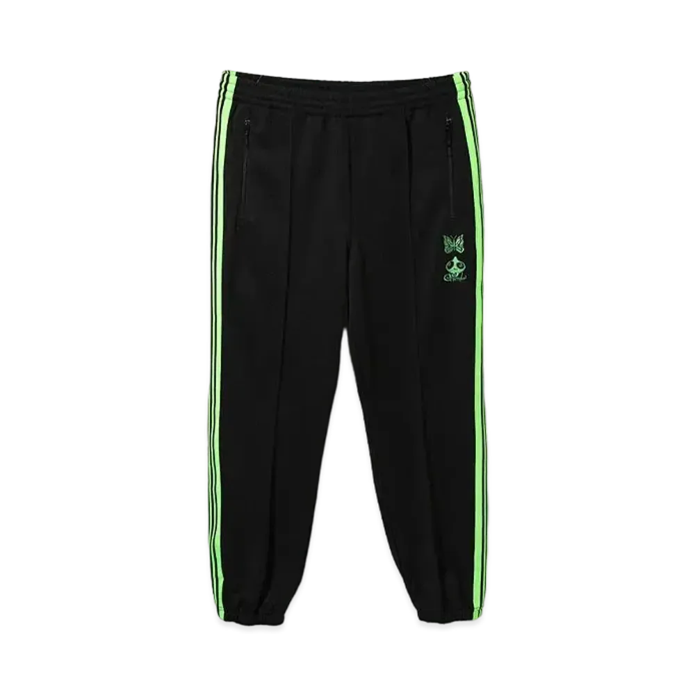 Needles x End of the World Track Pant "Black/Green"