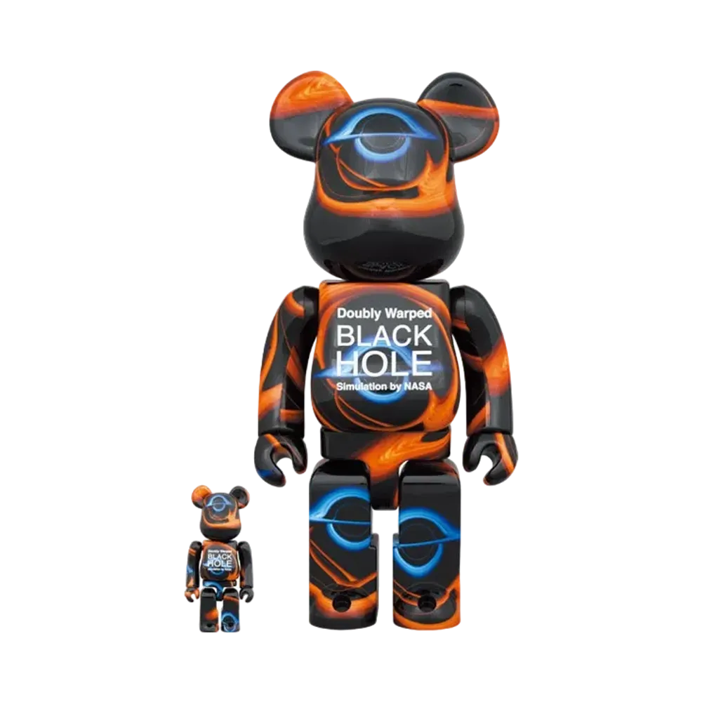 Bearbrick Doubly Warped BLACK HOLE 100% & 400%