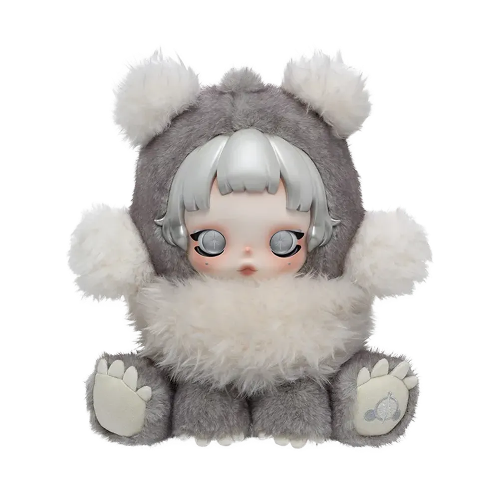 POP MART θ SKULLPANDA Punk Panda Plush Doll