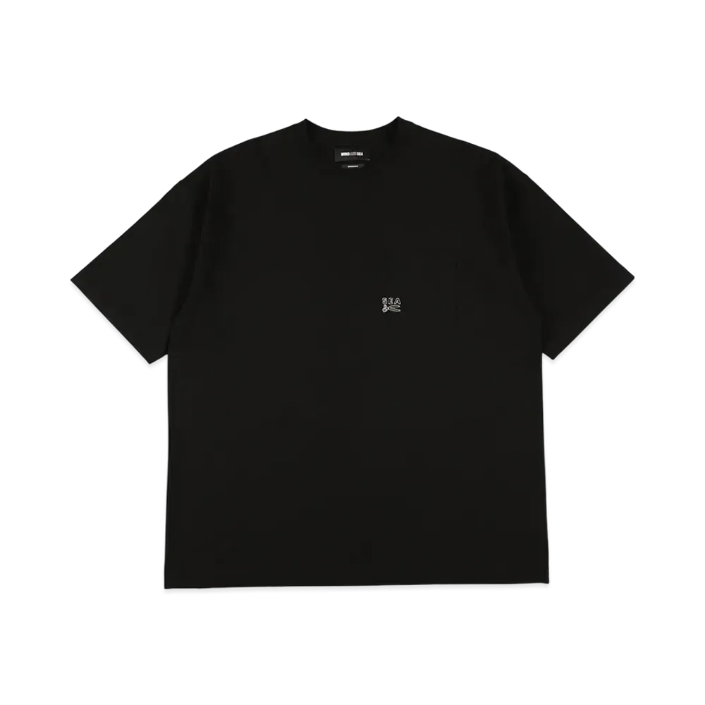 WIND AND SEA x DENHAM Premium S/S Tee "Black"