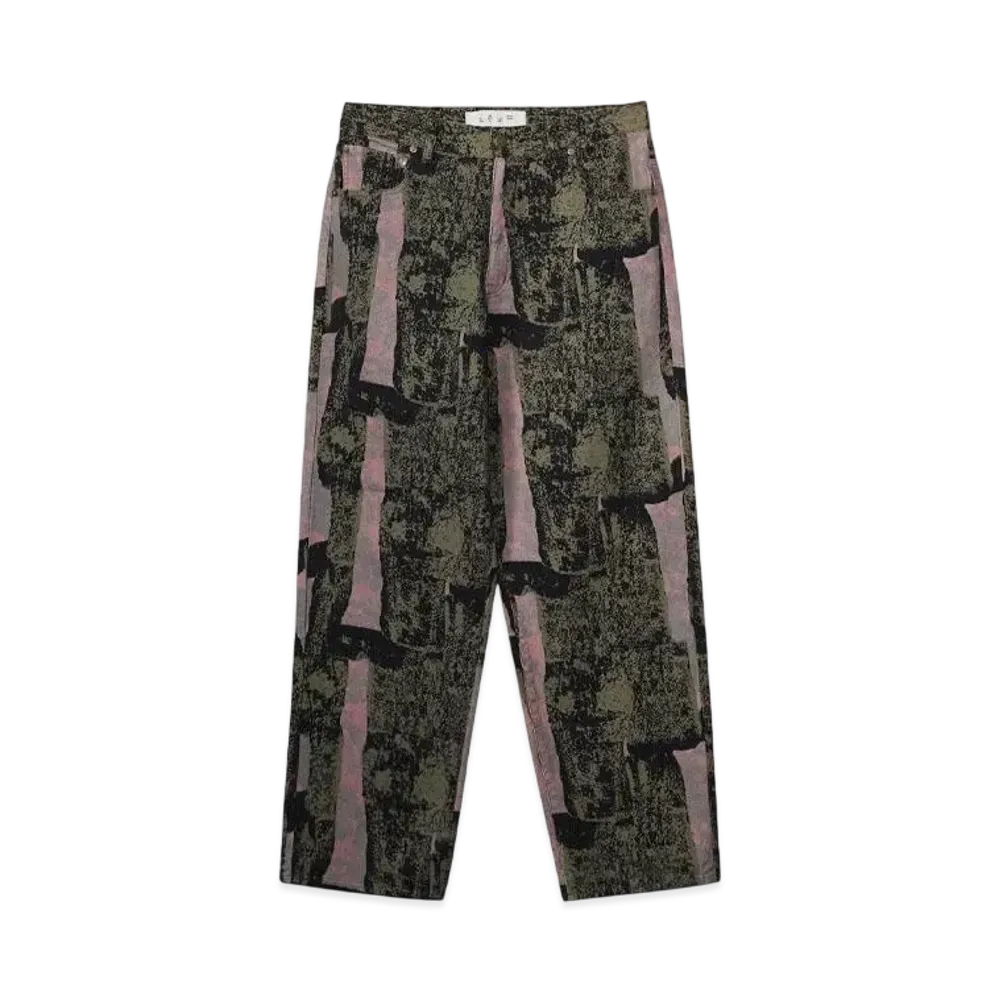 Bal LOOSE FIT DUCK 5P JEAN "STONE GREEN"