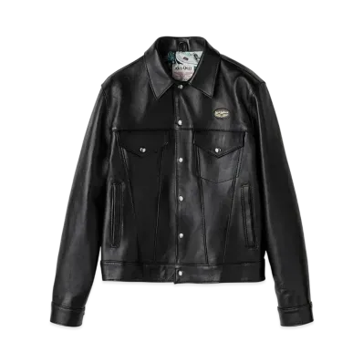 HYSTERIC GLAMOUR x Lewis Leathers Western Jacket "Black"