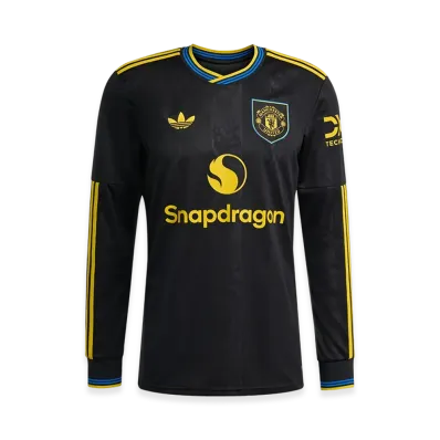 adidas Manchester United 25/26 Long Sleeve Third Jersey "Black"