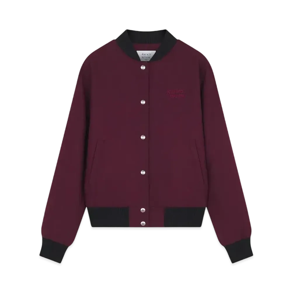 Maison Kitsune Teddy Blouson "Redstar"