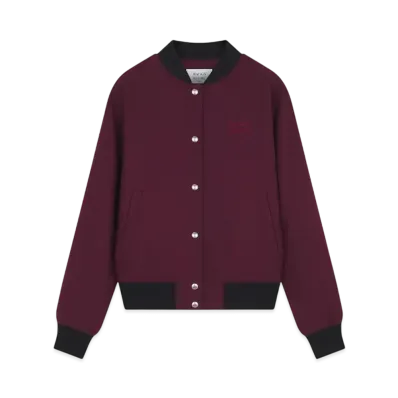 Maison Kitsune Teddy Blouson "Redstar"