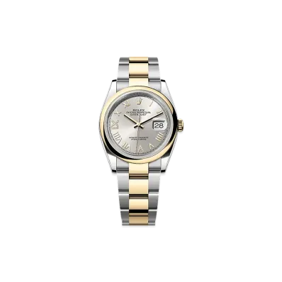 ROLEX Datejust 36 Oystersteel & Yellow Gold "Silver"