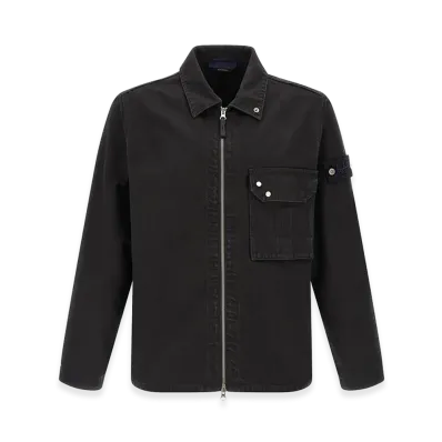 Stone Island 1200002 Denim Overshirt "Black"