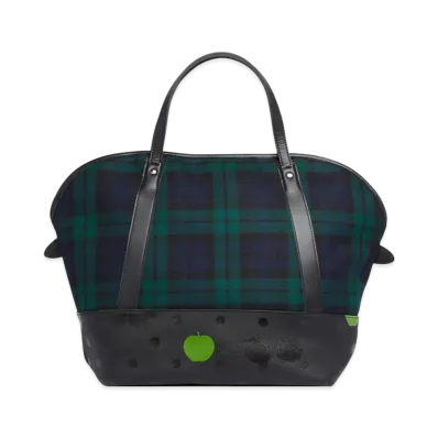 COMME des GARCONS x The Beatles Tartan Check Bag Large "Navish"
