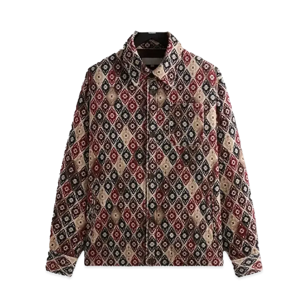 Kith Kilim Mosaic Brixton Puffed Shirt Jacket "Waffle"