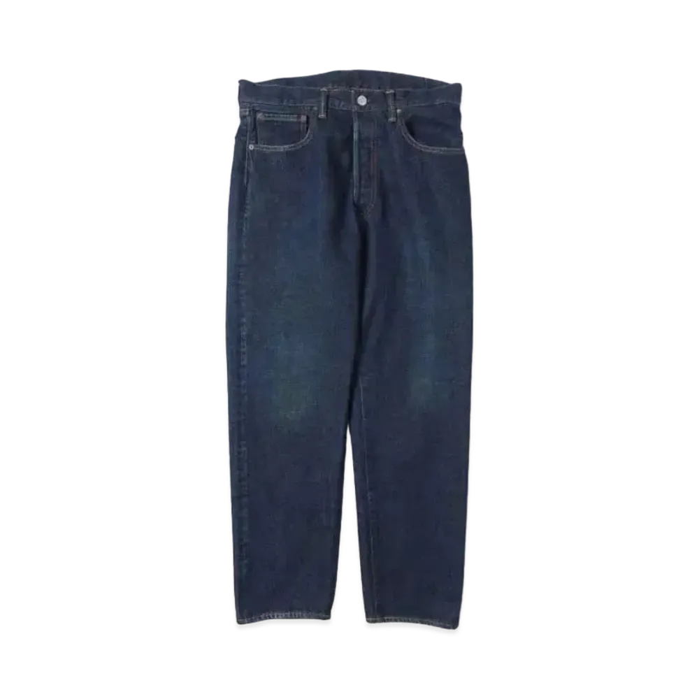 A.PRESSE Washed Denim Pants E "Indigo"