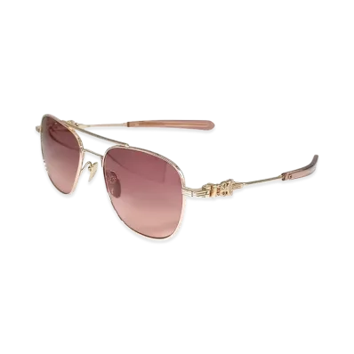 Chrome Hearts WENCE Gold Dagger Sunglasses "Pink/Gold"