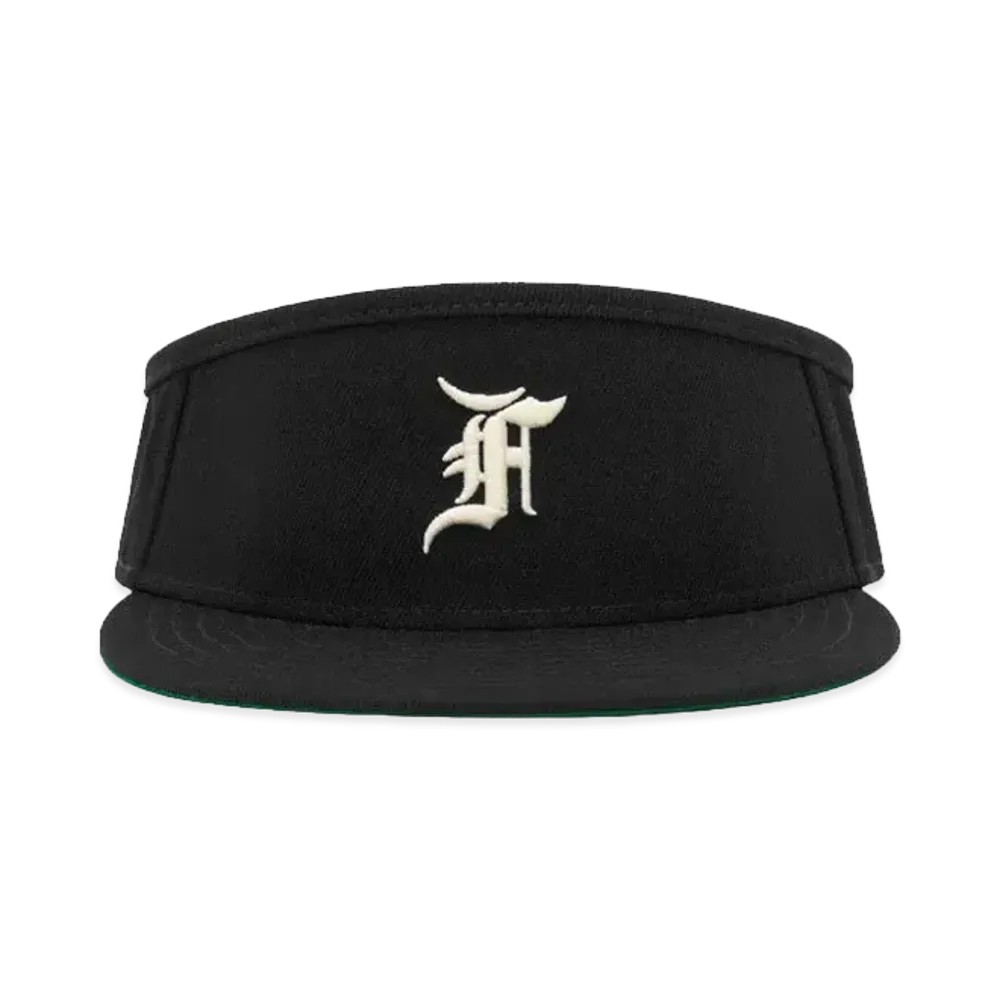 FEAR OF GOD ESSENTIALS x NEW ERA Fitted Visor "Black"