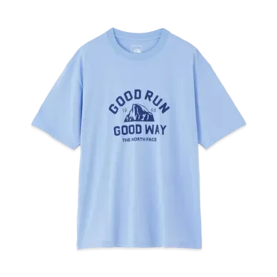 The North Face Short Sleeve Free Run Crew (Unisex) "Steel Blue"