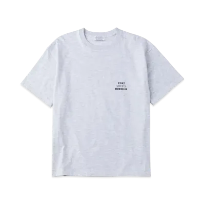 POET MEETS DUBWISE PMD Logo OP T-Shirt "Ash Grey"