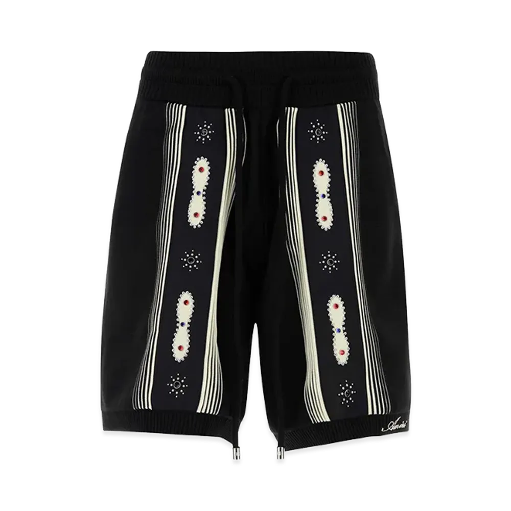 AMIRI Wool Blend Bermuda Shorts "Black"