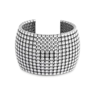 BALENCIAGA Glam Cuff "Antique Silver"