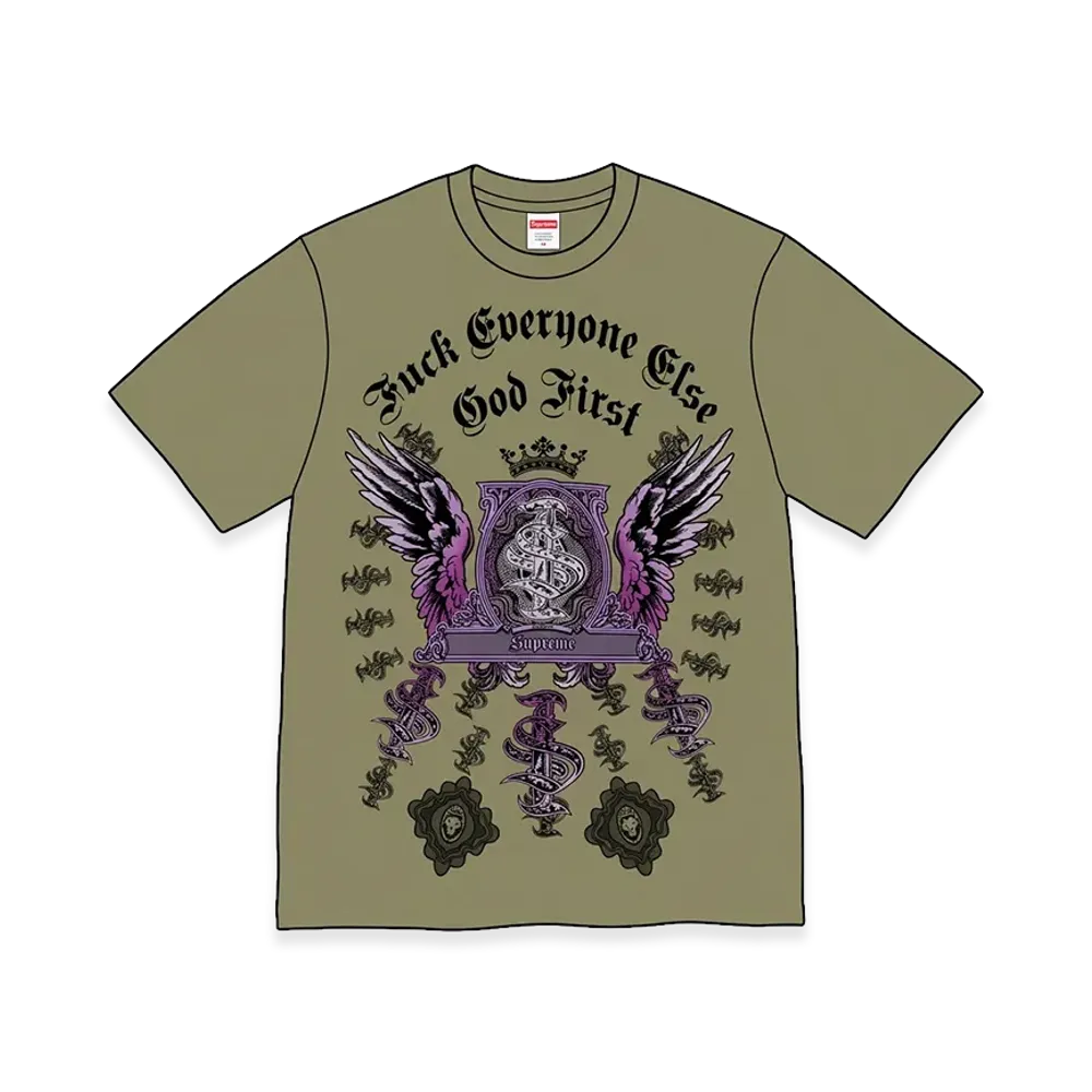 Supreme Money Tee "Light Olive"