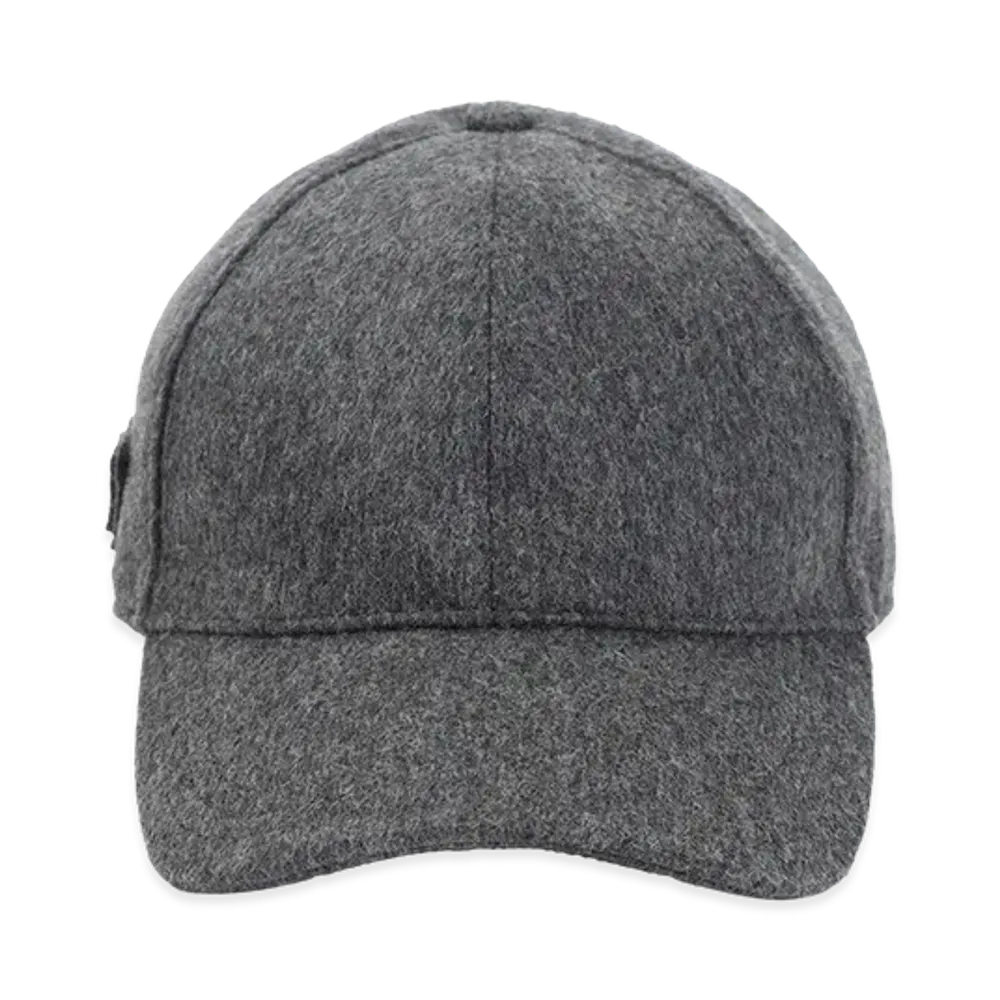 PRADA Women's Virgin Wool Hat "Grey"