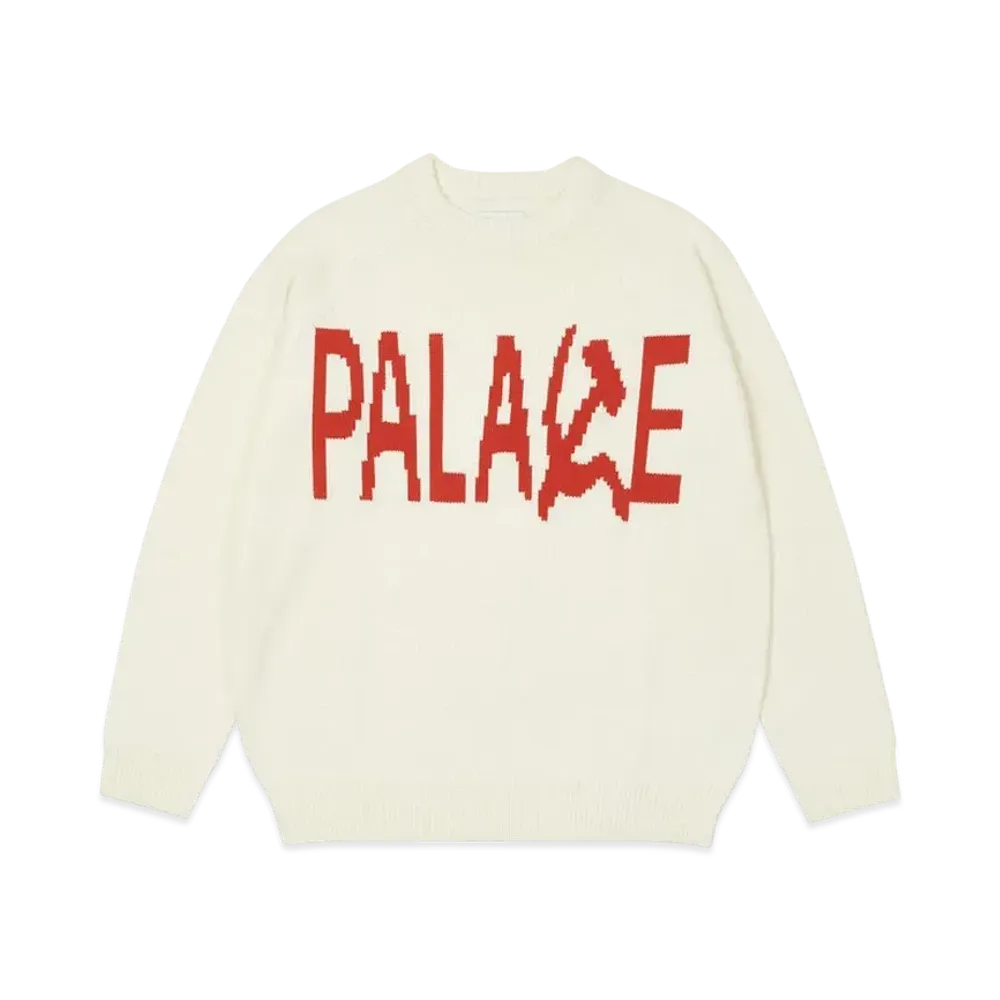 PALACE SOLIDARITY KNIT "Cream"