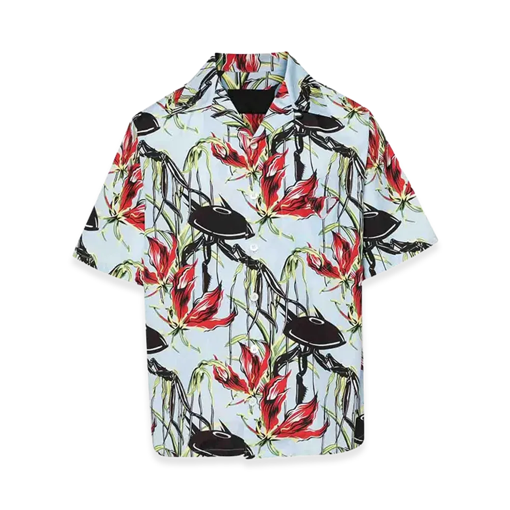 PRADA Poplin Shirt "Printed"