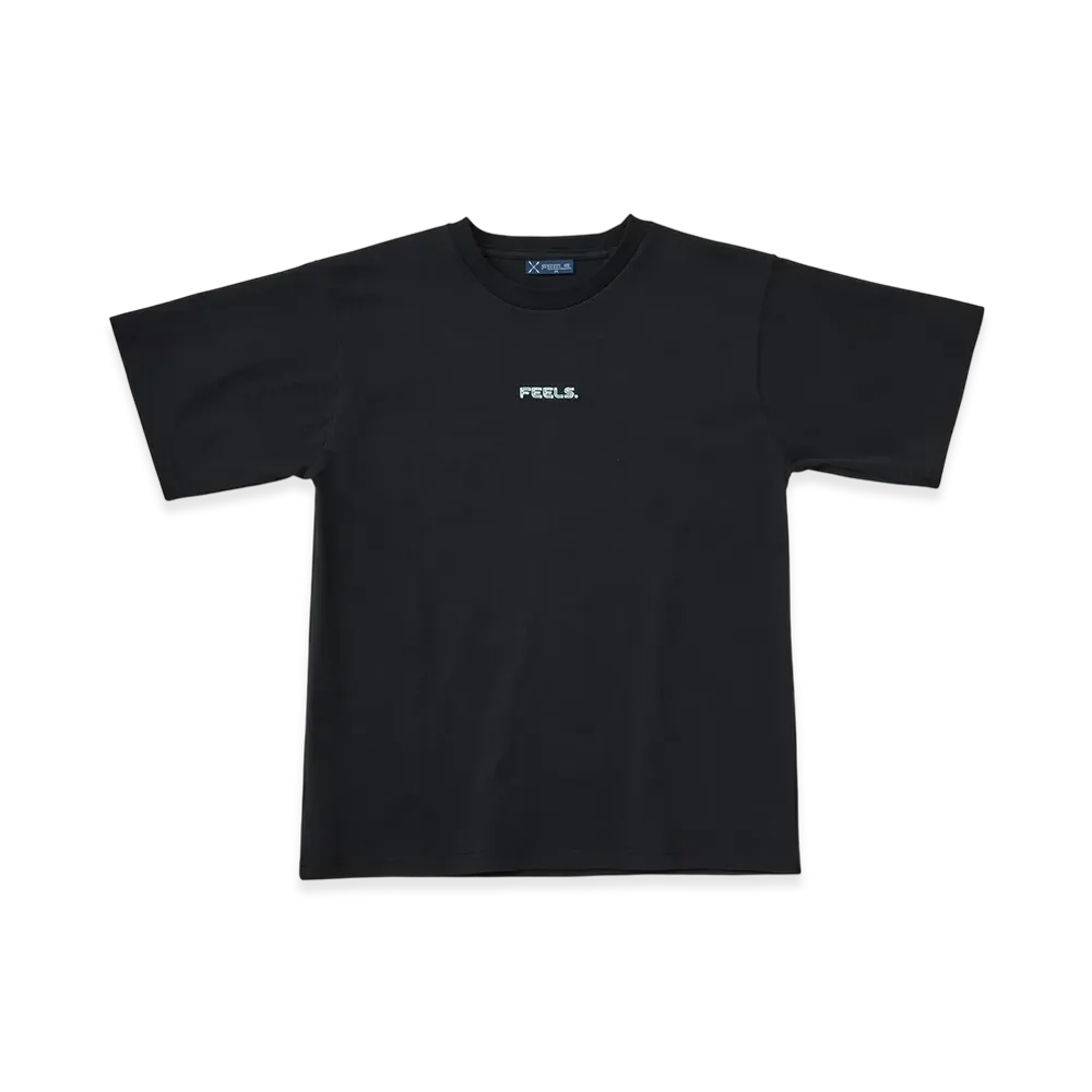 FEELS. Separated Cross Logo T-Shirt "Black"