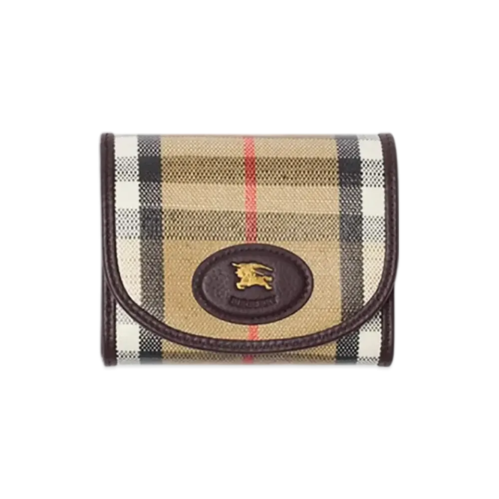 Burberry Highland Compact Wallet "Sand"