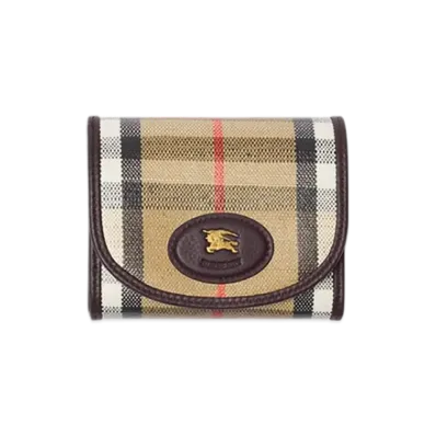 Burberry Highland Compact Wallet "Sand"