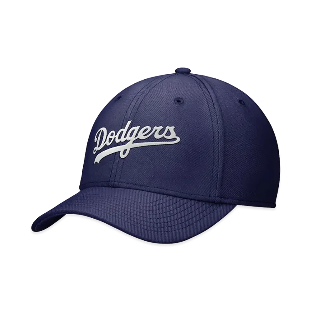 MLB x Nike Dodgers Dri-FIT Structured Swooshflex Cap "Blue"