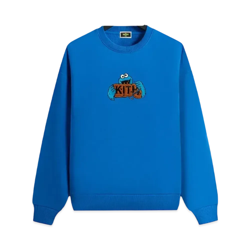 Kith x Sesame Street Cookie Monster Nelson Crewneck "Voyage"