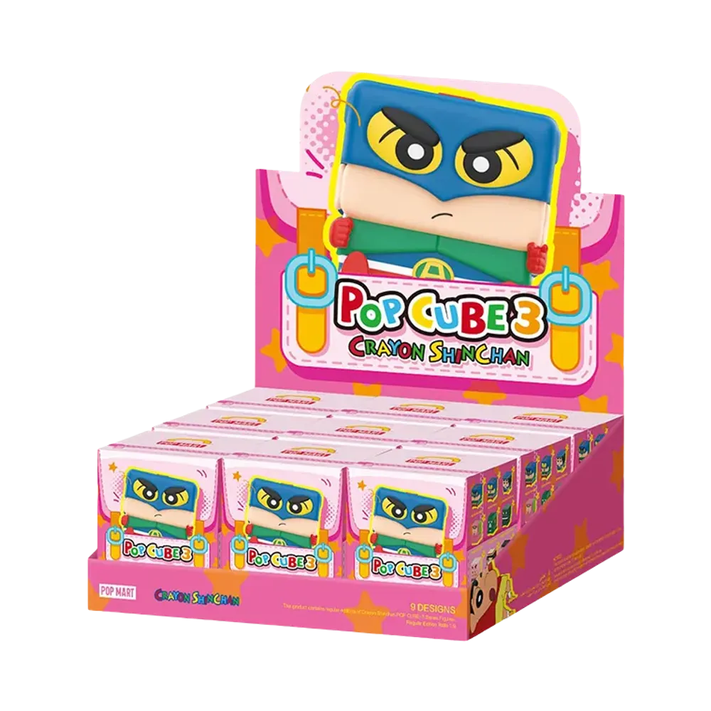 POP MART Crayon Shinchan POP CUBE-3 Series Figures [Assortment Box]