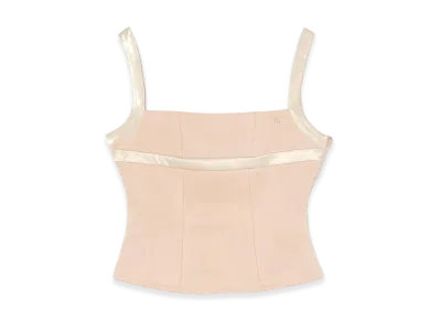ANDMARY Women's Tina Satin Tops "Pink Beige"