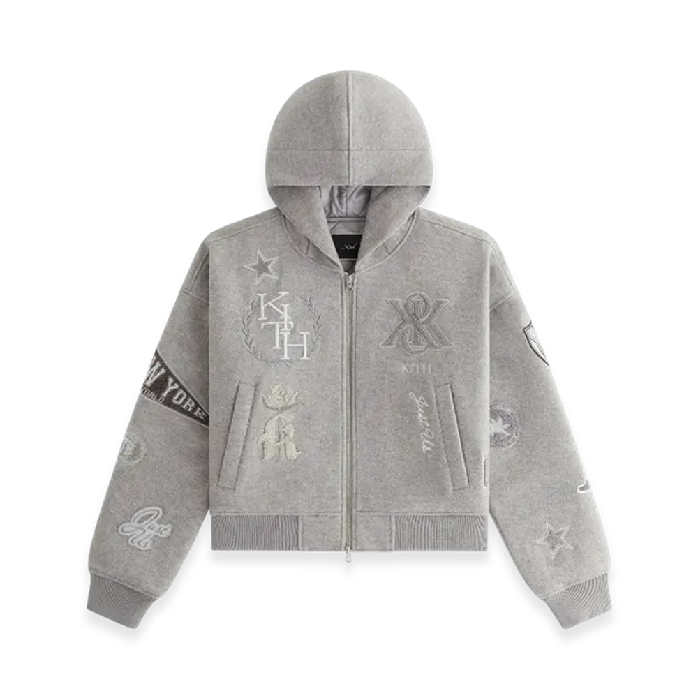 Kith Women's Miyo Melton Hooded Jacket "Hallow"