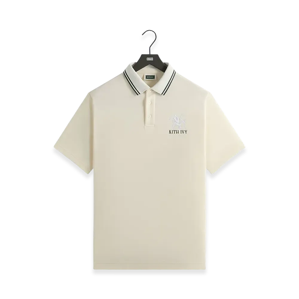 Kith Ivy Tipped Polo "Sandrift"