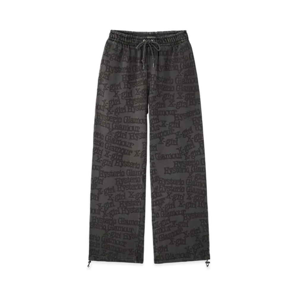 HYSTERIC GLAMOUR x X-Girl Sweatpants "Black"