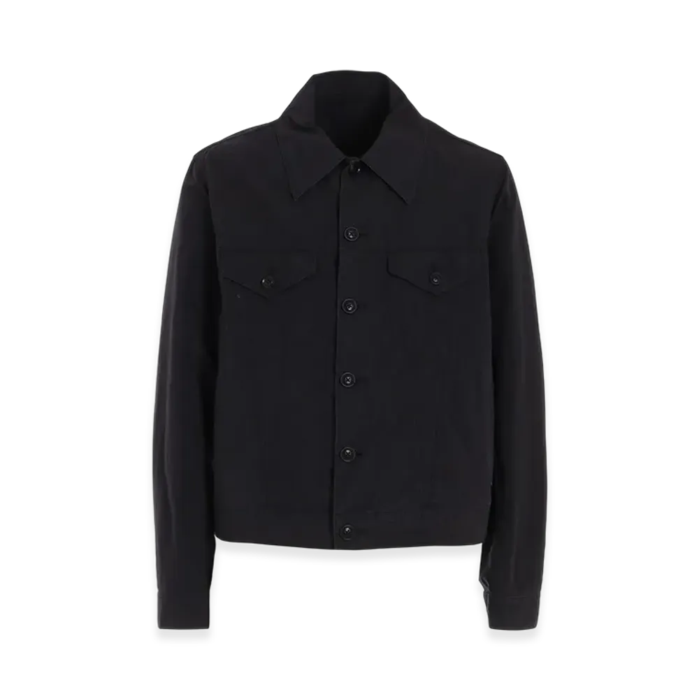 S'YTE Brushed Washer Finish Broad Tracker Jacket "Black"