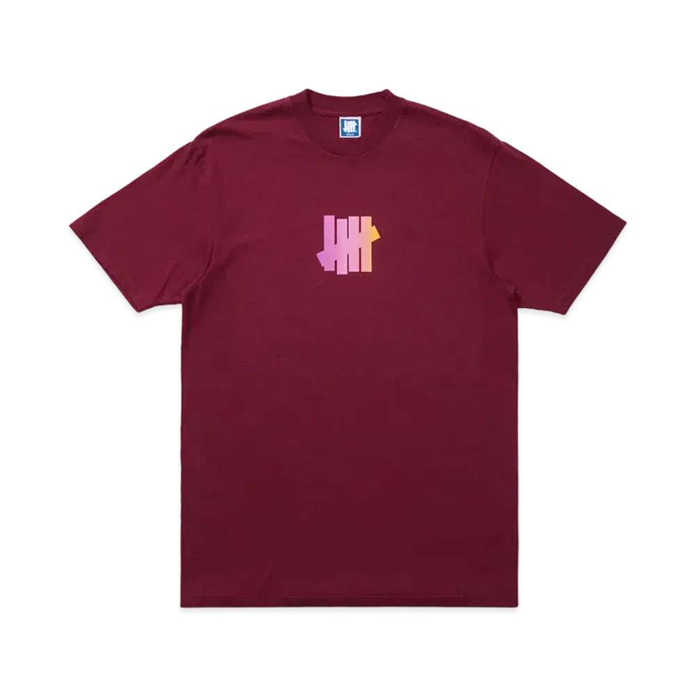 UNDEFEATED GRADIENT ICON S/S TEE - 80251 "Burgundy"
