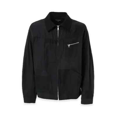 COMME des GARCONS HOMME Cotton Ester Zip Up Jacket "Black"