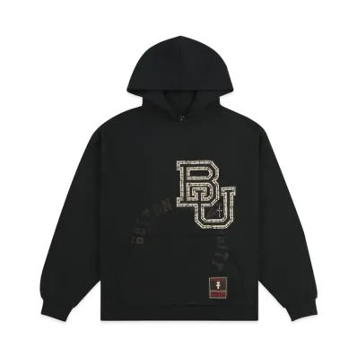 Travis Scott x M&N x Boston University Hoodie "Black"